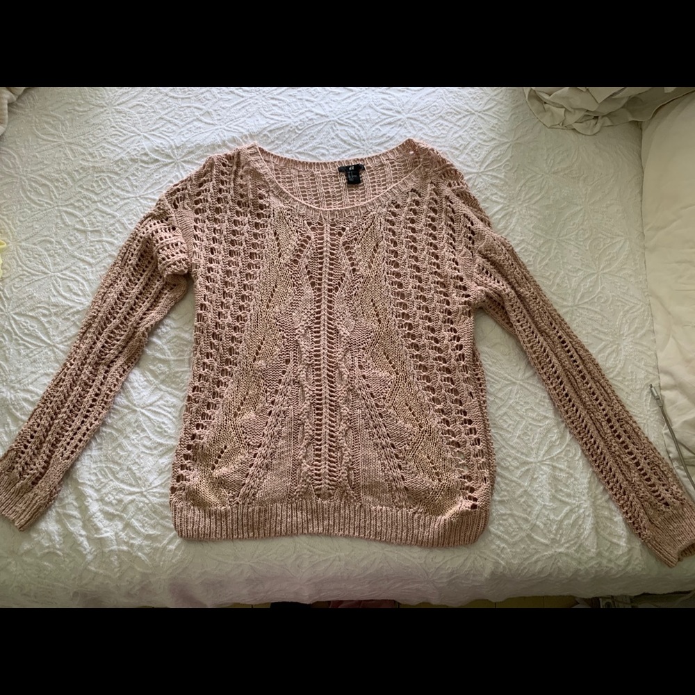 H&M Soft Pink Knitted Sweater